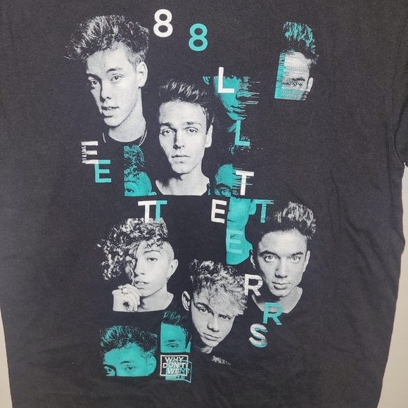 Why Don’t We 8 Letters Graphic Tee Small Pop Boy Band Shirt - Picture 2 of 4